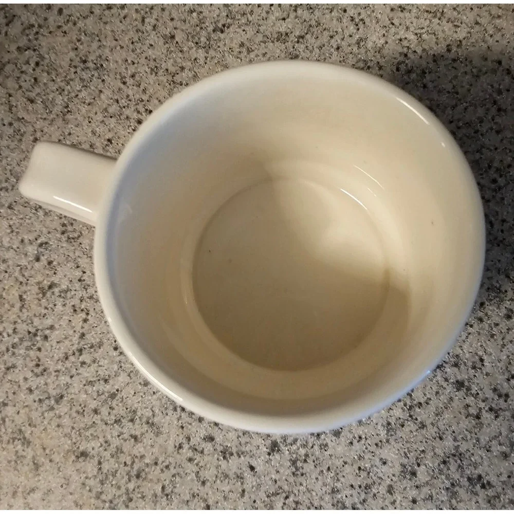 Starbucks Abstract Floral Berry White Coffee Tea Mug With Handle
